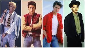 What influenced 1980s fashion for men?